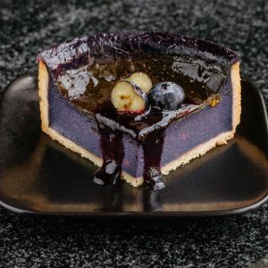 Флан черника