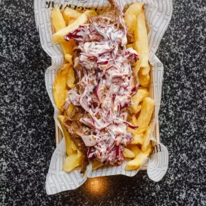 Картофель с рваной говядиной