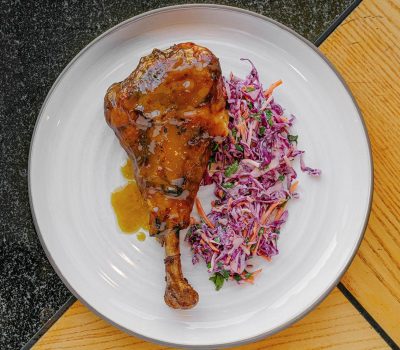 Ножка индейки в горчичном соусе