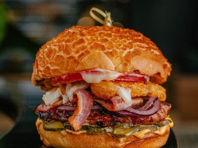Бургер стейк BBQ