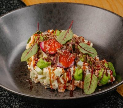 Оливье с говядиной