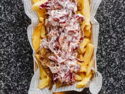 Картофель с рваной говядиной